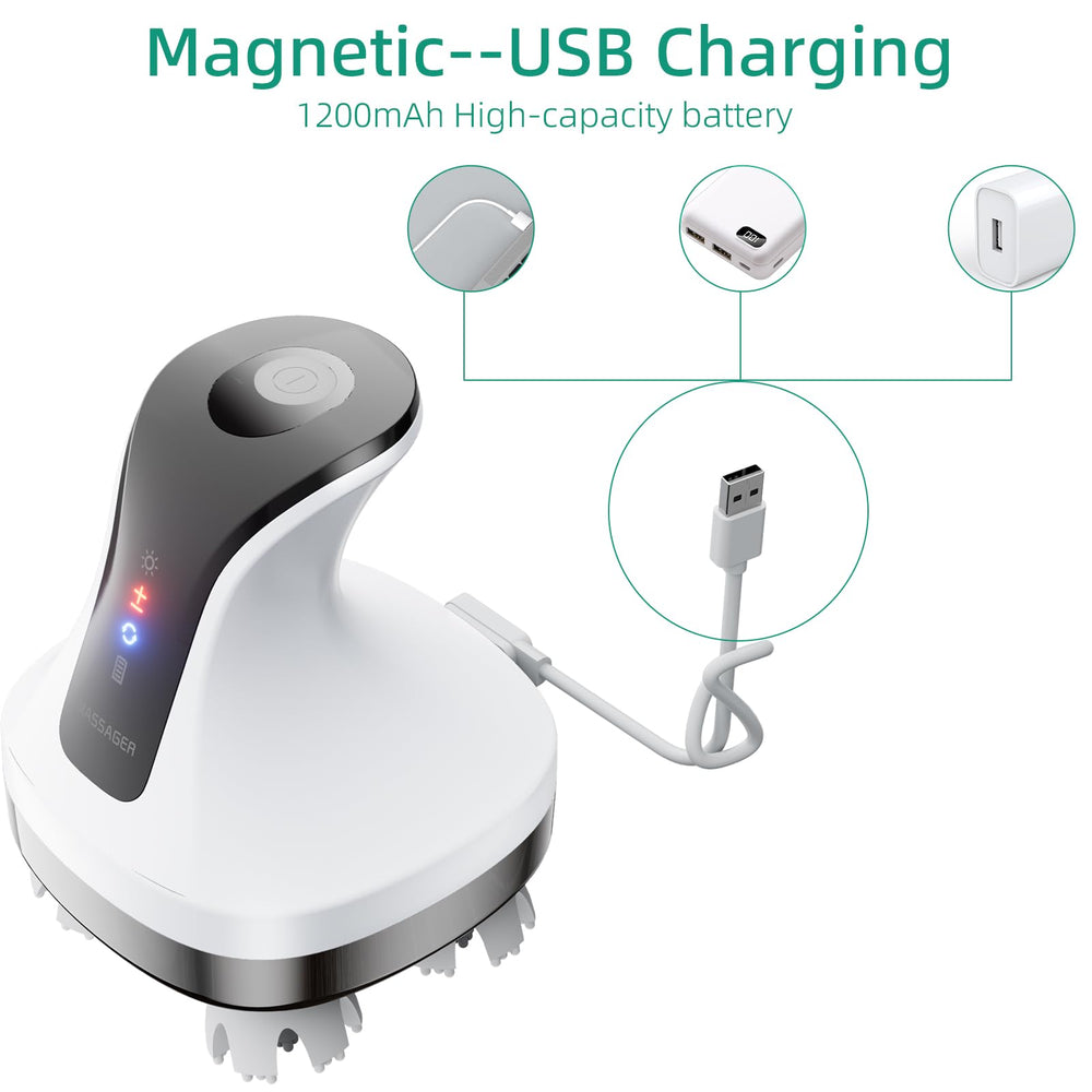 TJXVX massager used on neck and shoulders for relaxing massage