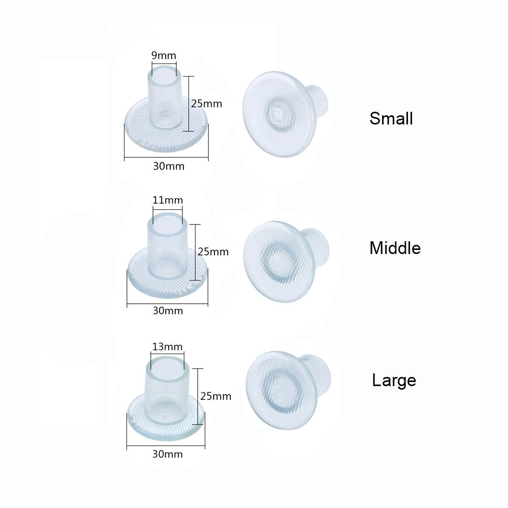 TKMOS medium-size heel protectors for mid-height heels with grip