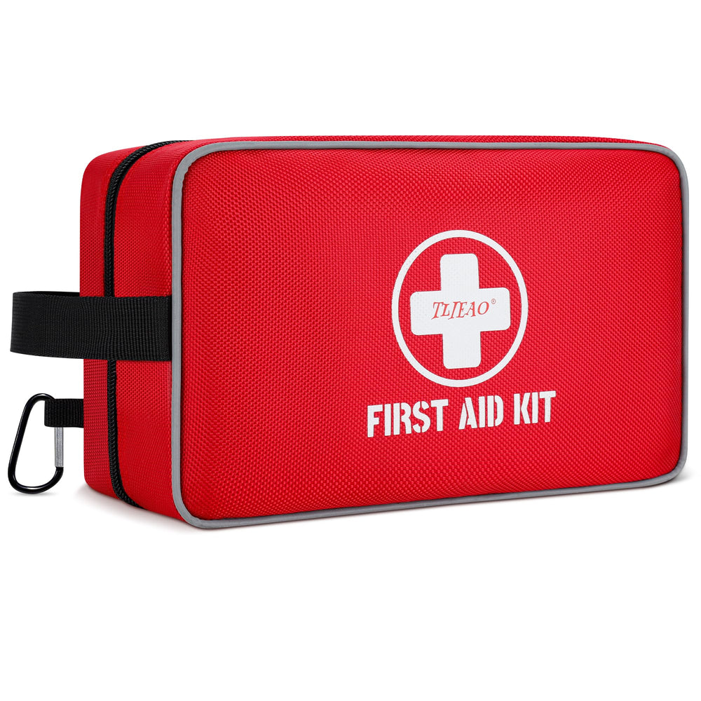 TLIEAO 330-piece kit interior with labeled compartments for quick access.