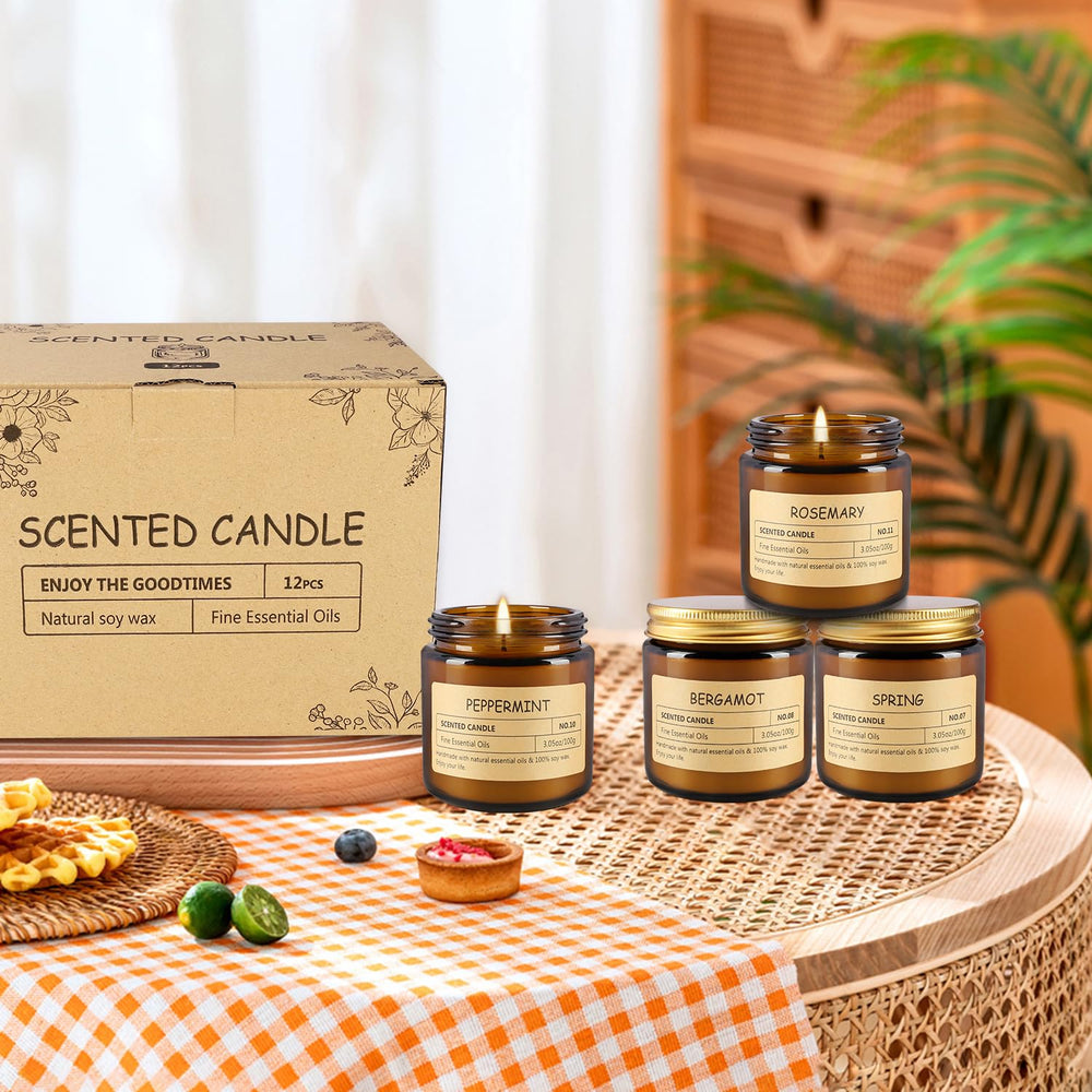 TLNFHRPI Vanilla and Fig fragrance candle creates cozy warmth
