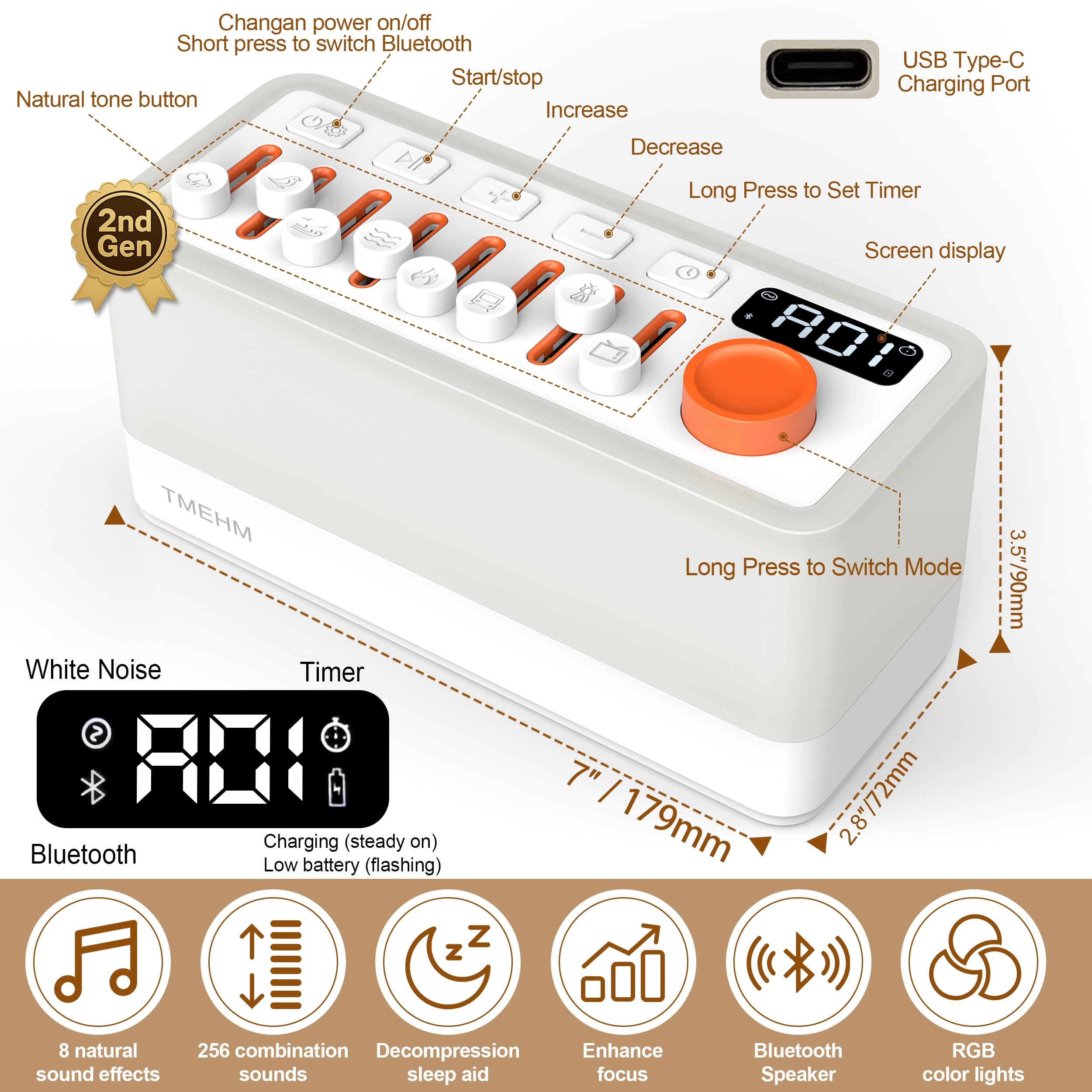 TMEHM portable 2600mAh battery enables on-the-go use