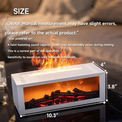 TMEHM seven-color flame light sets mood lighting for relaxation or focus.