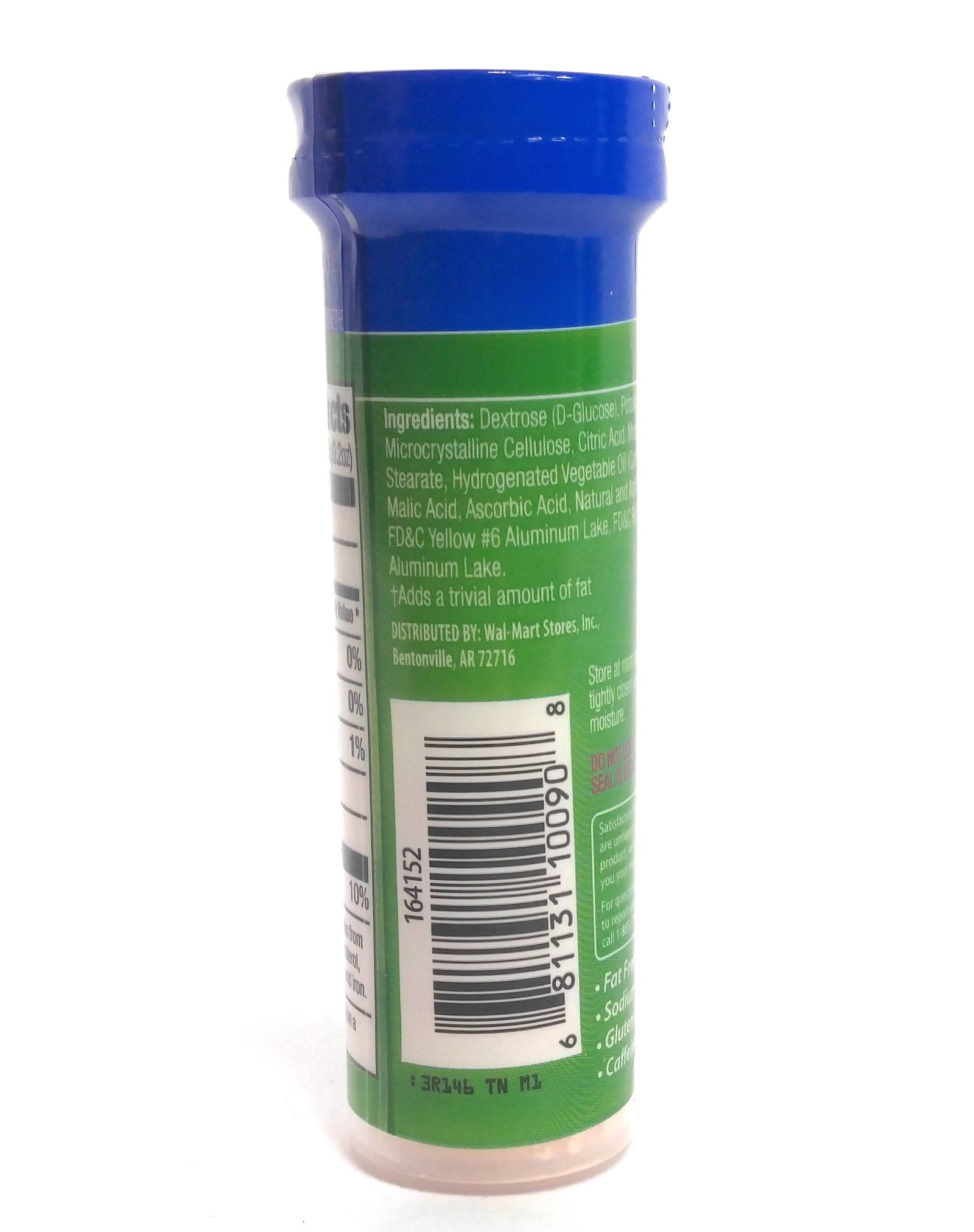 ReliOn tropical fruit tubes opened, ready for on-the-go use