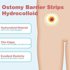 TNTNDAY breathable hydrocolloid barrier strip emphasizes vapor passage and comfort.