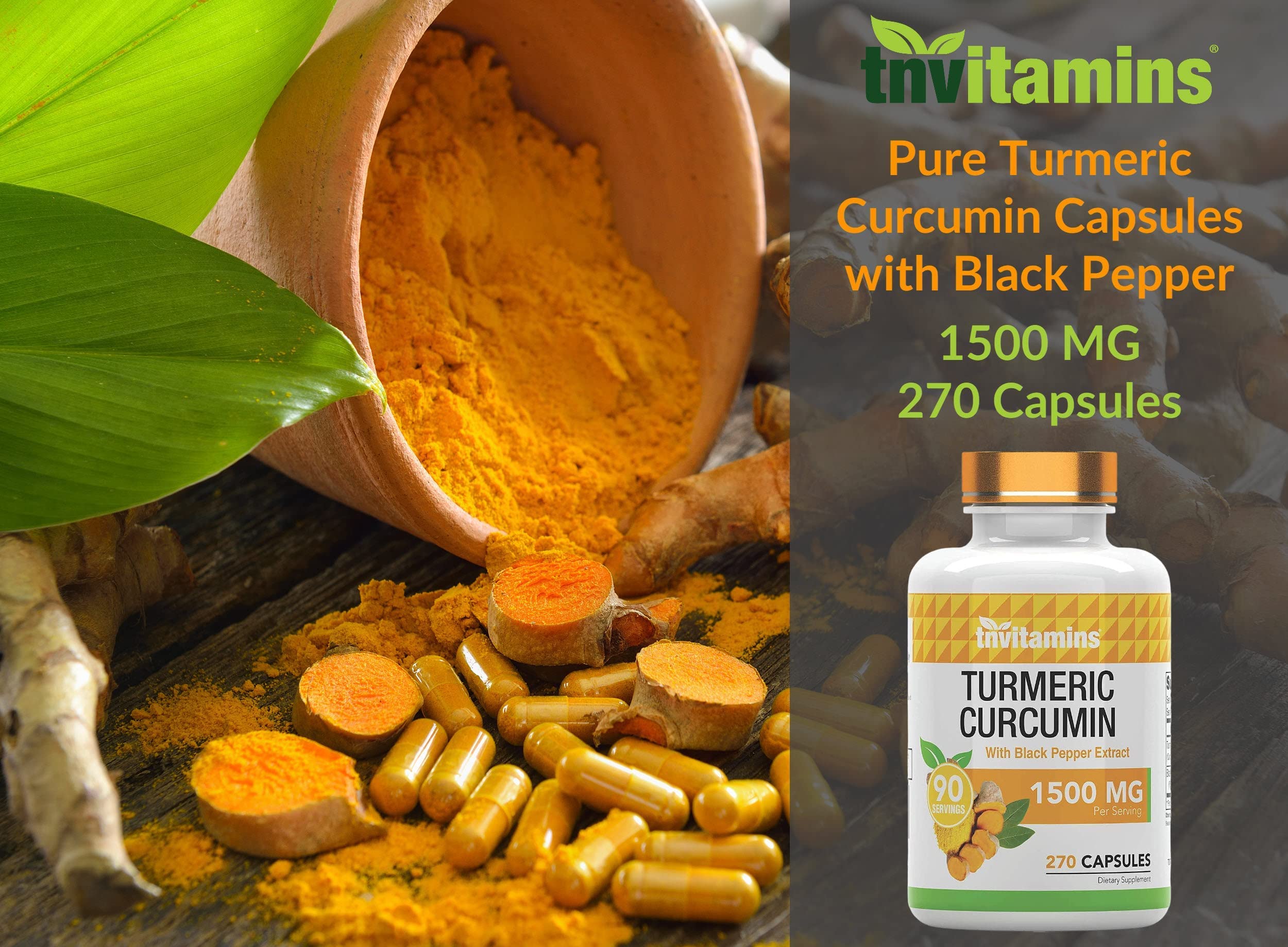 TNVitamins Black Pepper capsules for enhanced absorption.