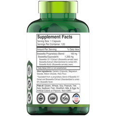 tnvitamins Boswellia bottle front—trusted joint and mobility supplement on display
