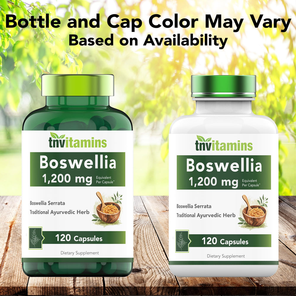 tnvitamins Boswellia label closeup—clean packaging highlights clean formula