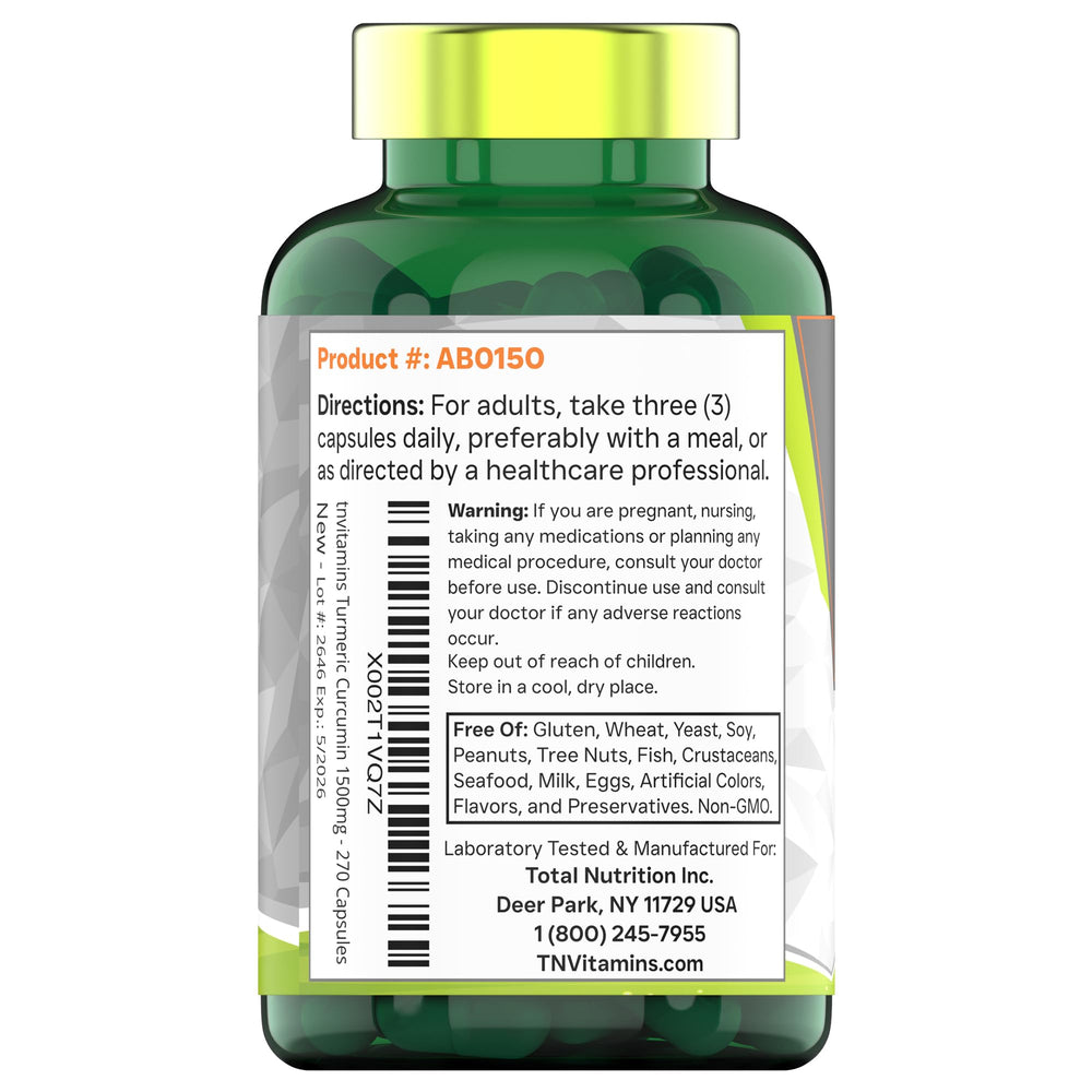 TNVitamins Bulk 270-capsule pack for three-month supply.