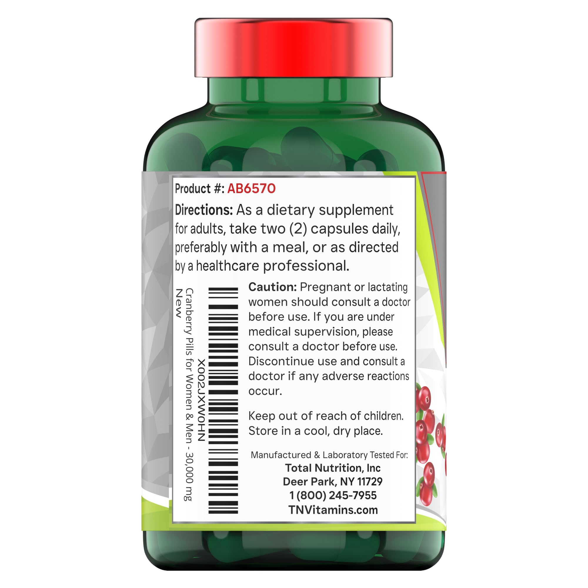 Graphic highlighting cranberry benefits for bladder and urinary support