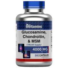 tnvitamins glucosamine-chondroitin-msm capsules bottle highlighting joint support formula