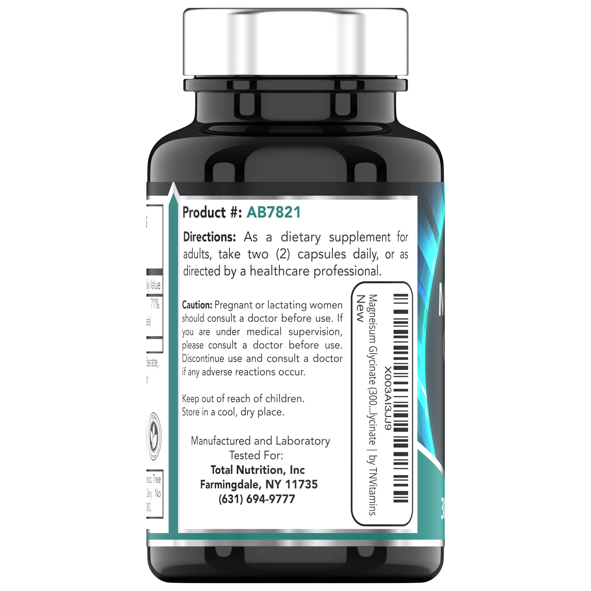 tnvitamins magnesium glycinate USA lab-tested seal quality you can trust.