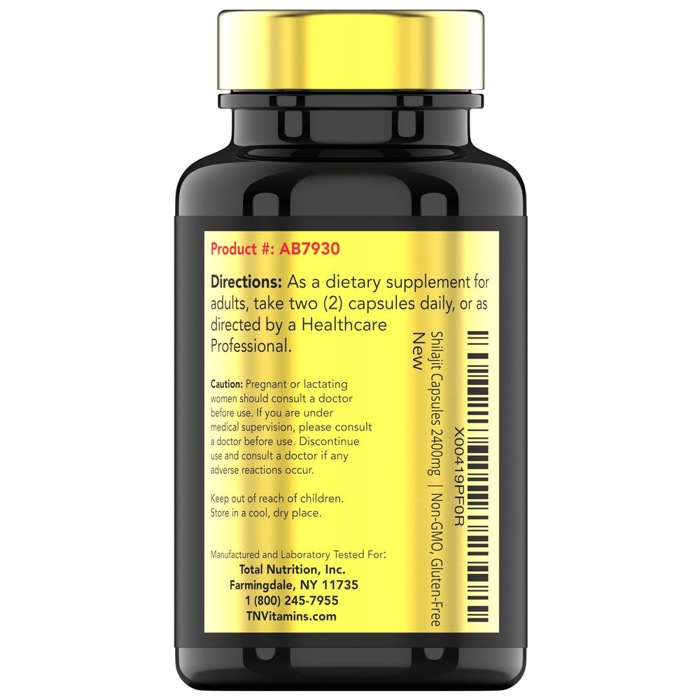 TNVitamins Shilajit packaging shows three-month supply.