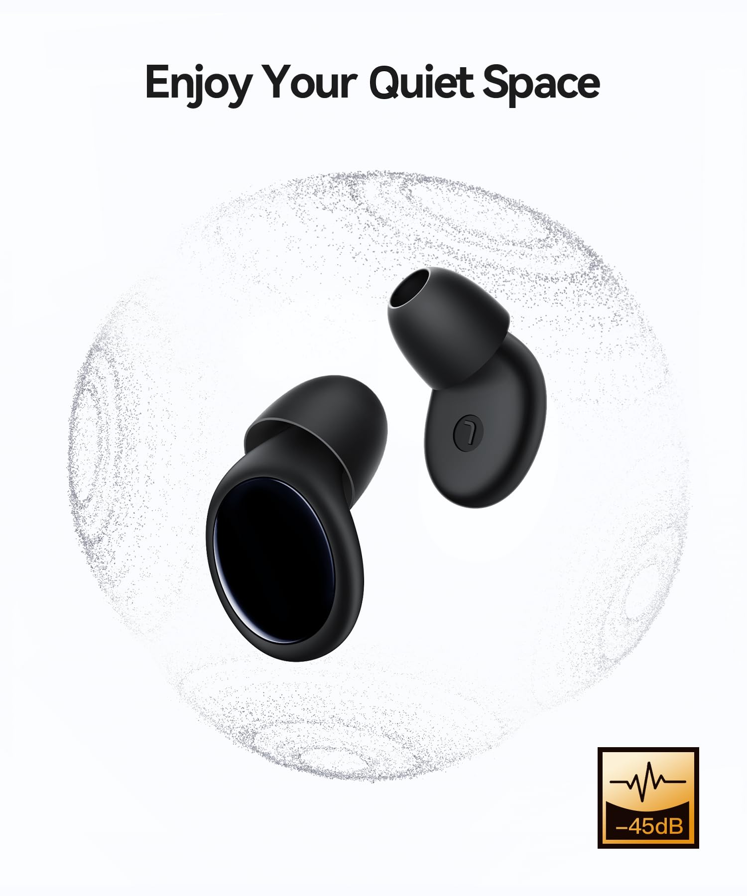 TOAPEX 3D ergonomic design ear plug for secure wear during concerts