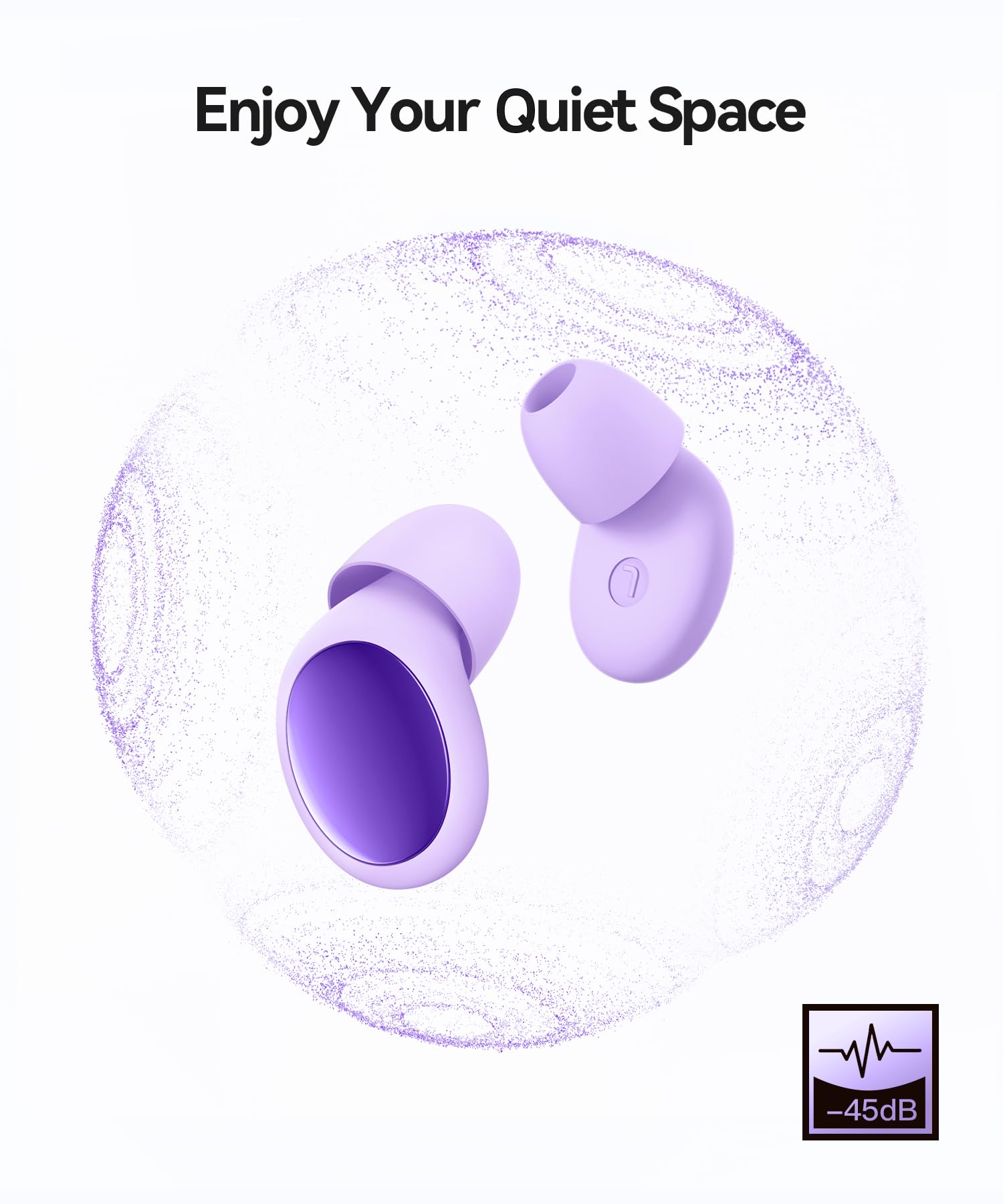 TOAPEX 3D ergonomic design ear plugs fit snugly for prolonged wear