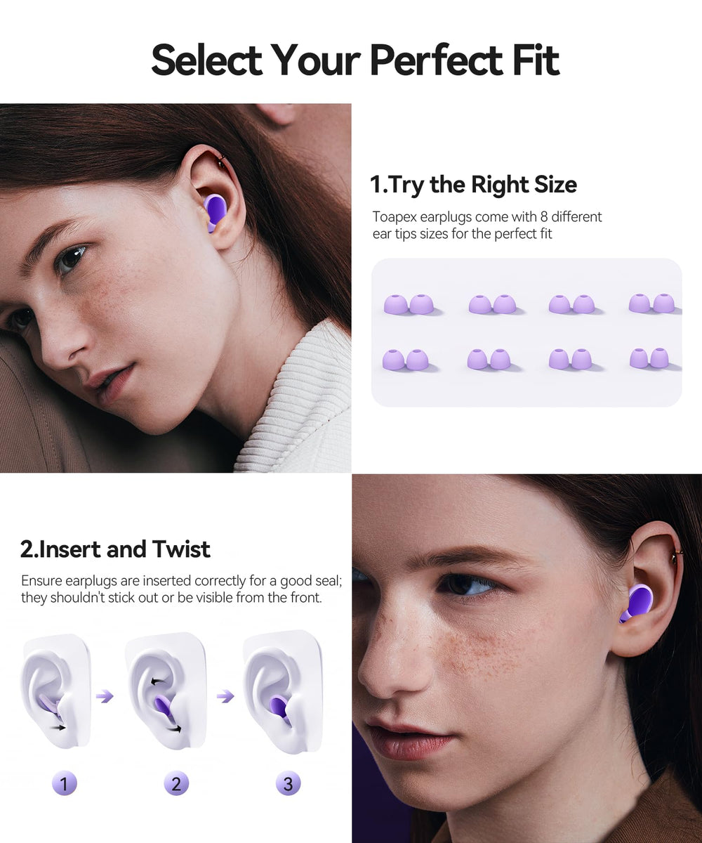 TOAPEX mini storage case keeps reusable ear plugs portable and clean