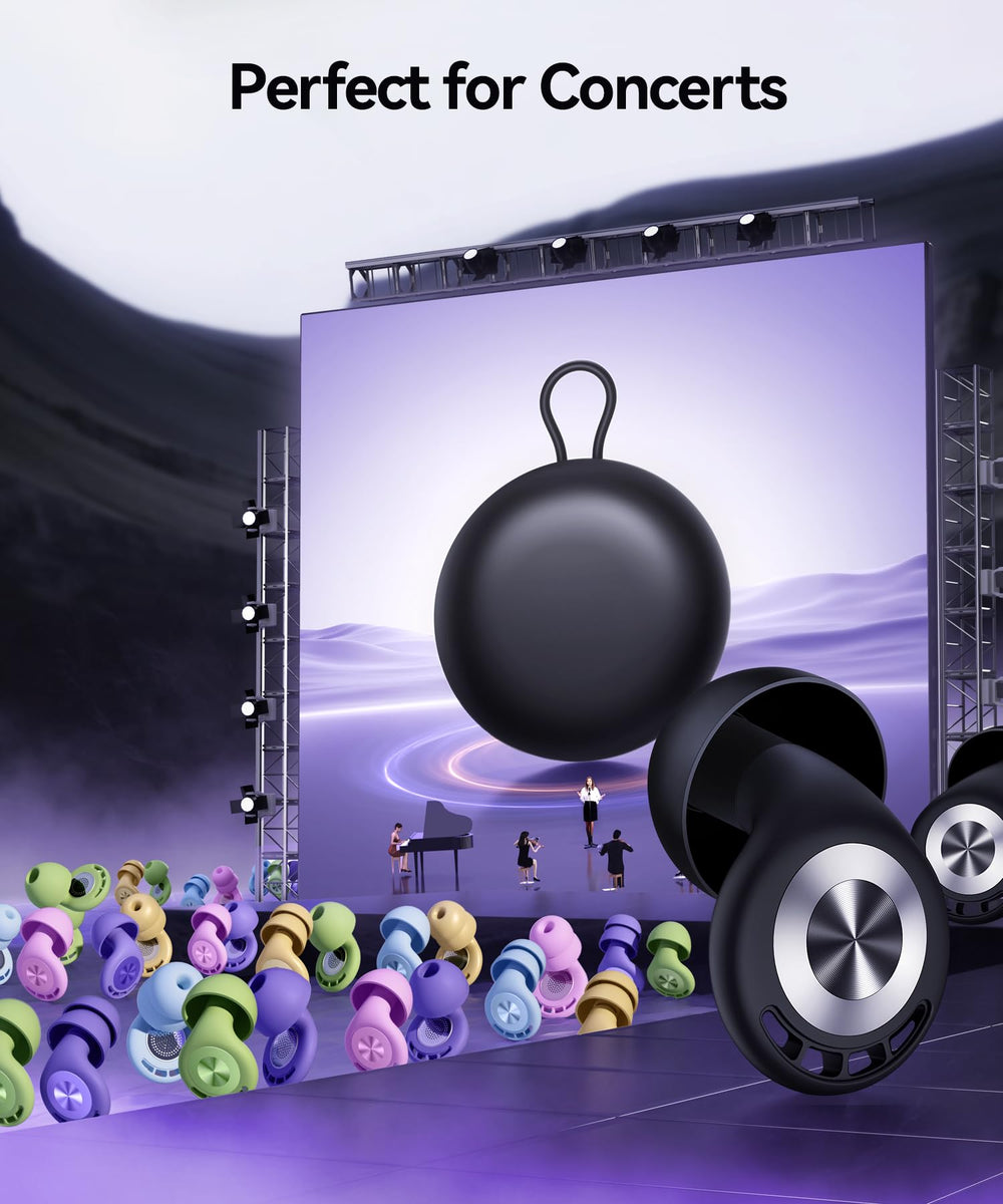 TOAPEX noise-cancelling ear plugs for travel, concerts, and study