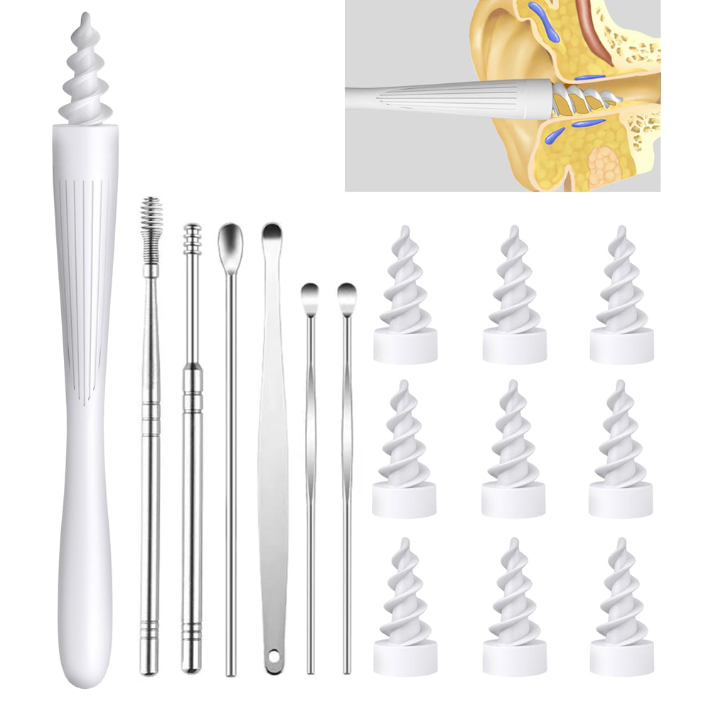 Toeah ear wax removal tool with spiral head for gentle, safe cleaning