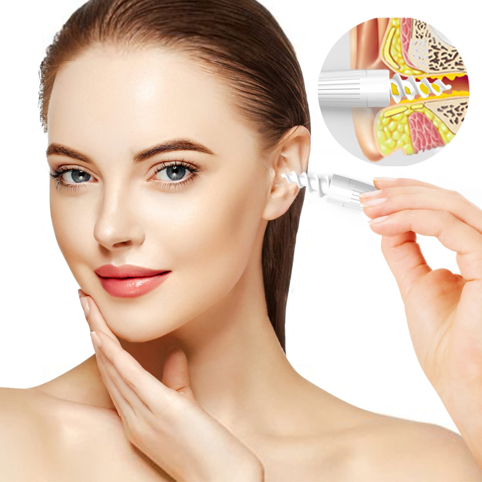 Toeah reusable ear wax heads for economical family hygiene