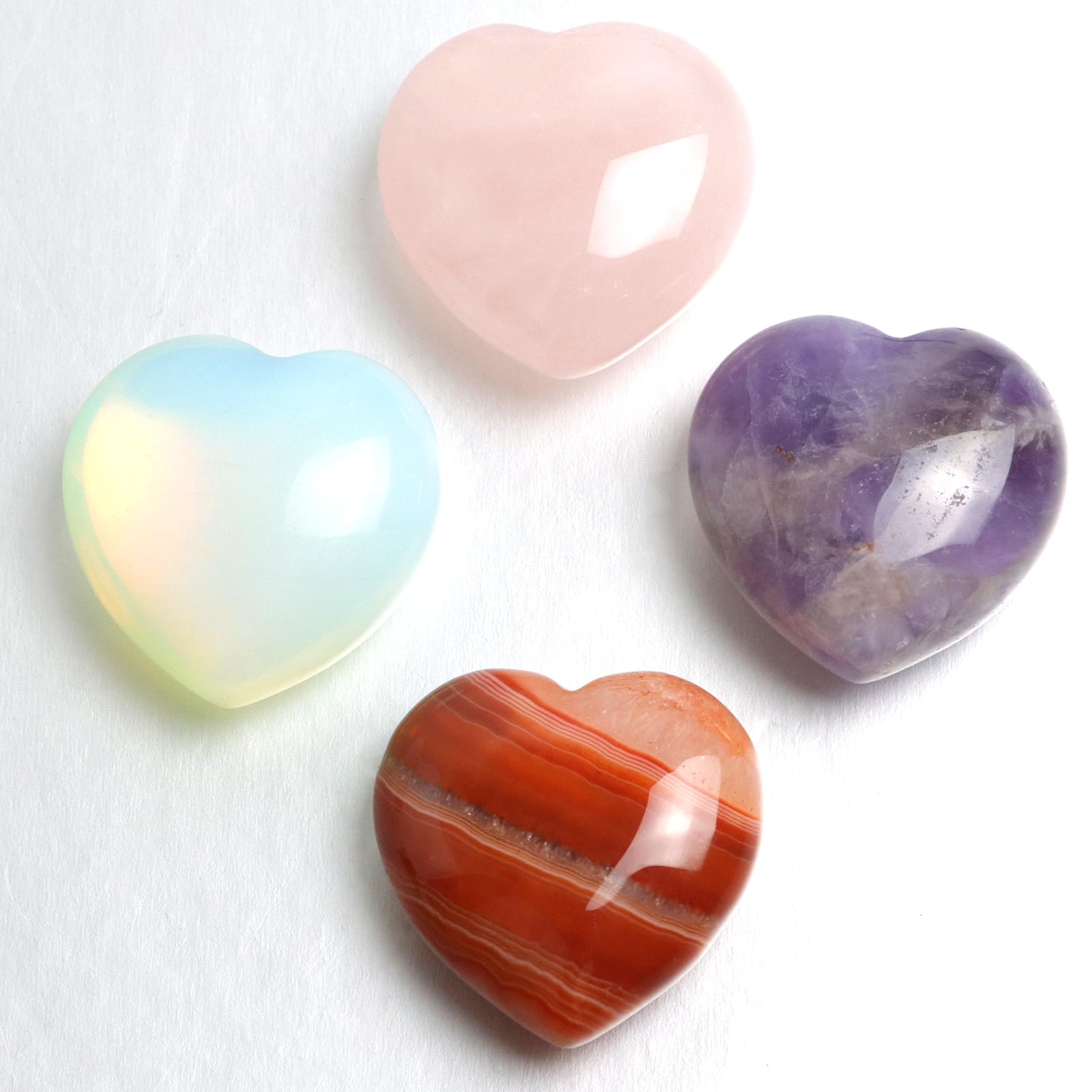 Togous opal heart stone sparking creativity and inspiration.