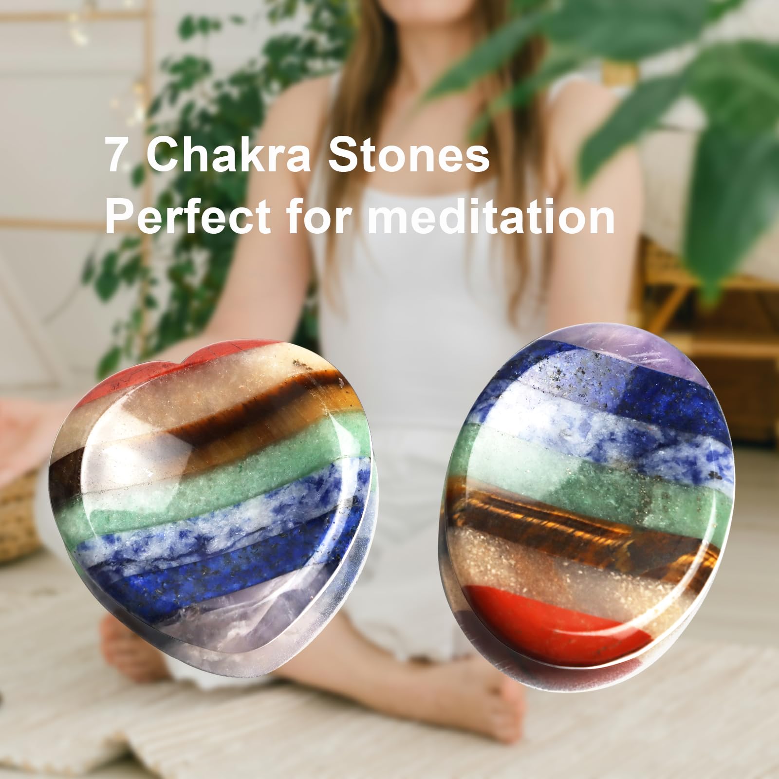 Togous heart worry stone designed for mindful pressure and stress relief