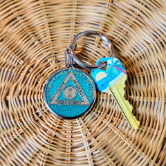 Token Shop AA coin holder back view with double-sided display