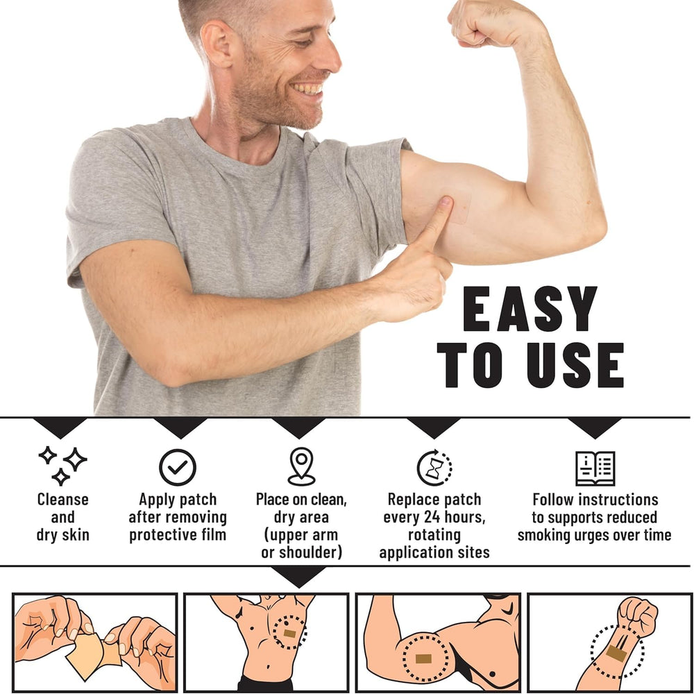 TOLEVITA patch closeup with label highlighting ingredients