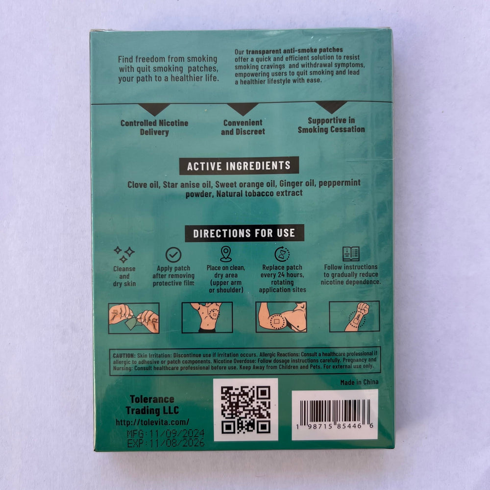 TOLEVITA patches promoting a healthier lifestyle through daily use