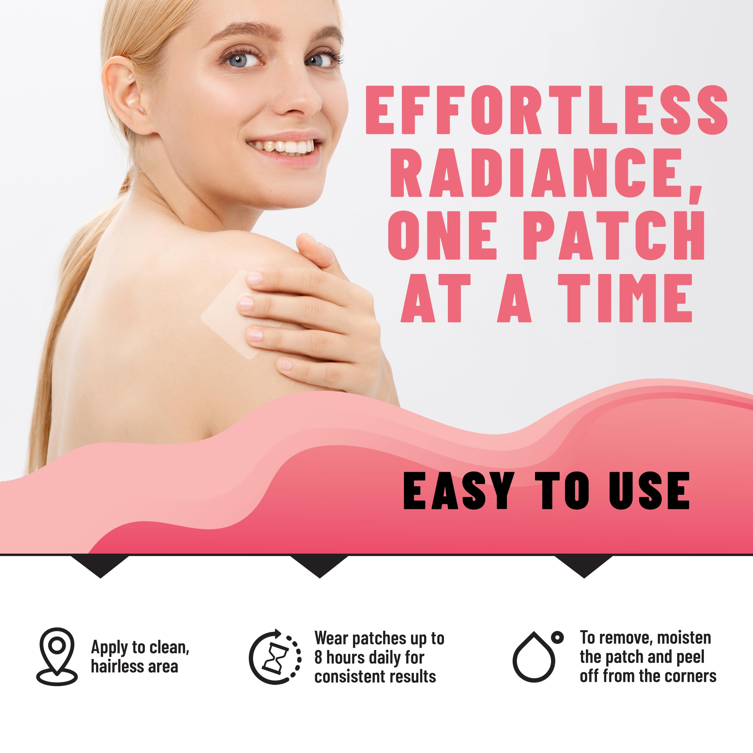 TOLEVITA Biotin Patches support for skin, hair, and nails