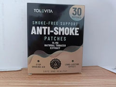 TOLEVITA quit-smoke patches 30-day supply supports gradual usage reduction.