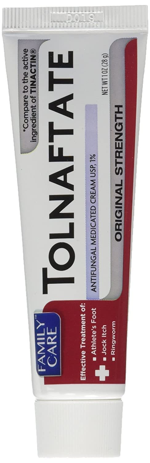 Tolnaftate 1% cream six-tube pack ready for at-home foot care and itching relief.