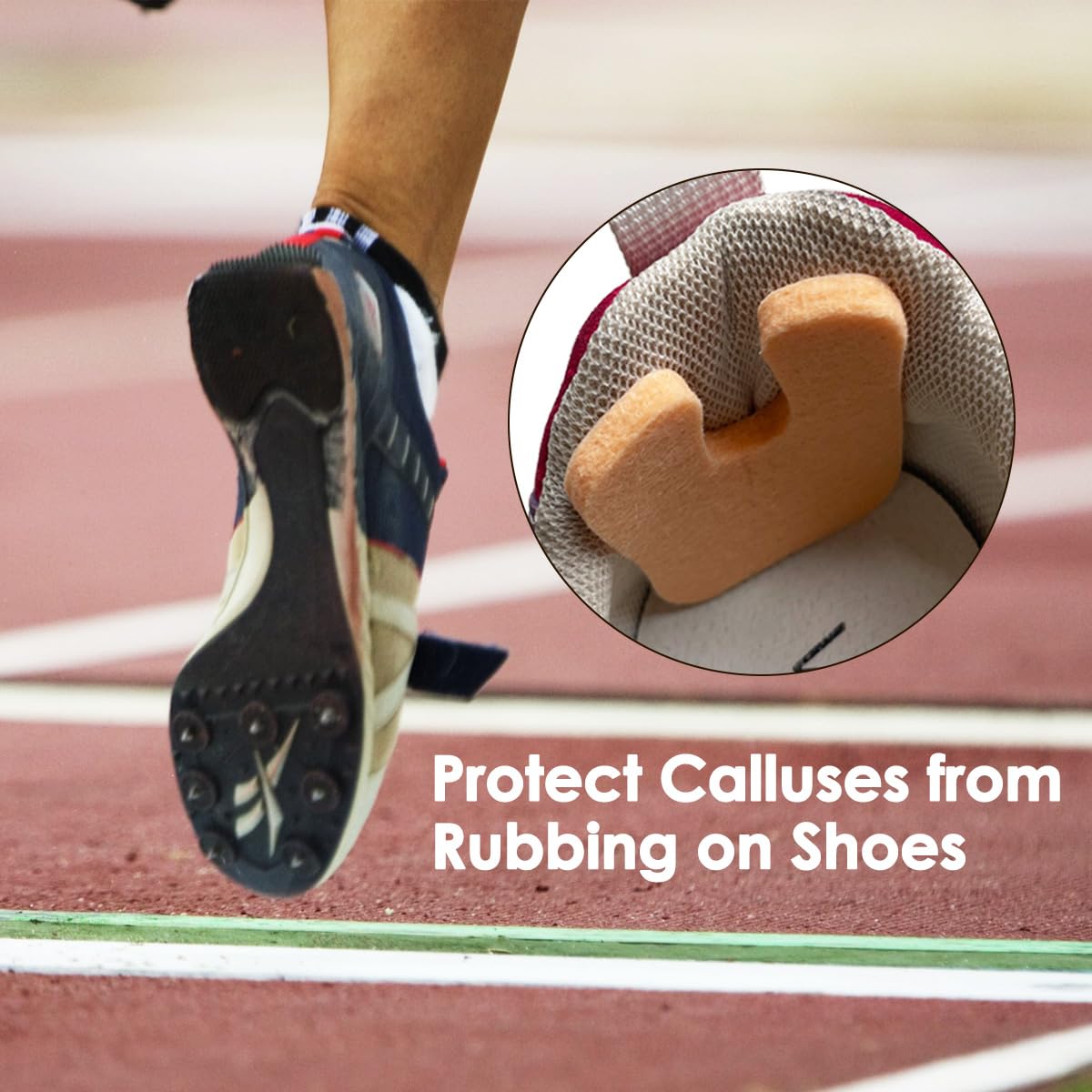 Tomonobu U-Shaped Felt Callus Pad pack of 72 for daily use.