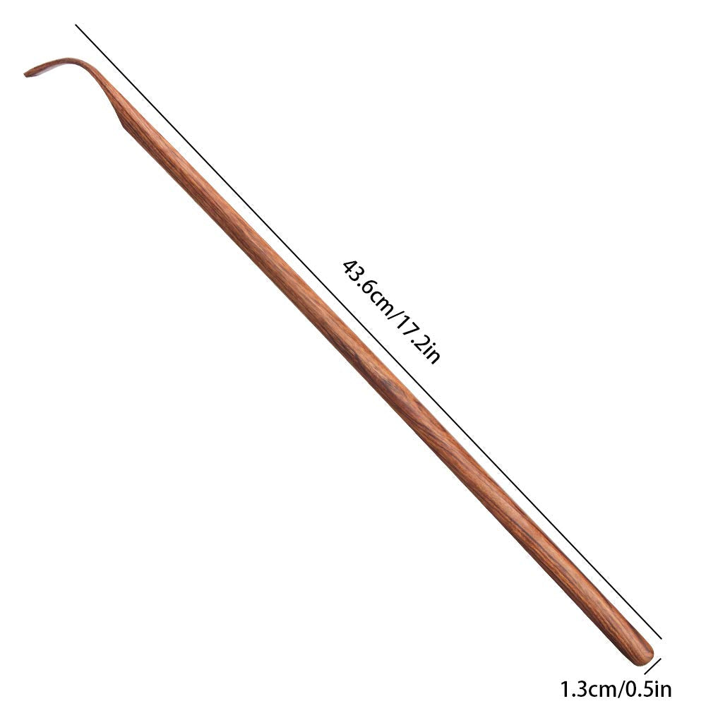 Tomorotec handmade back scratcher with smooth edges and refined detailing.