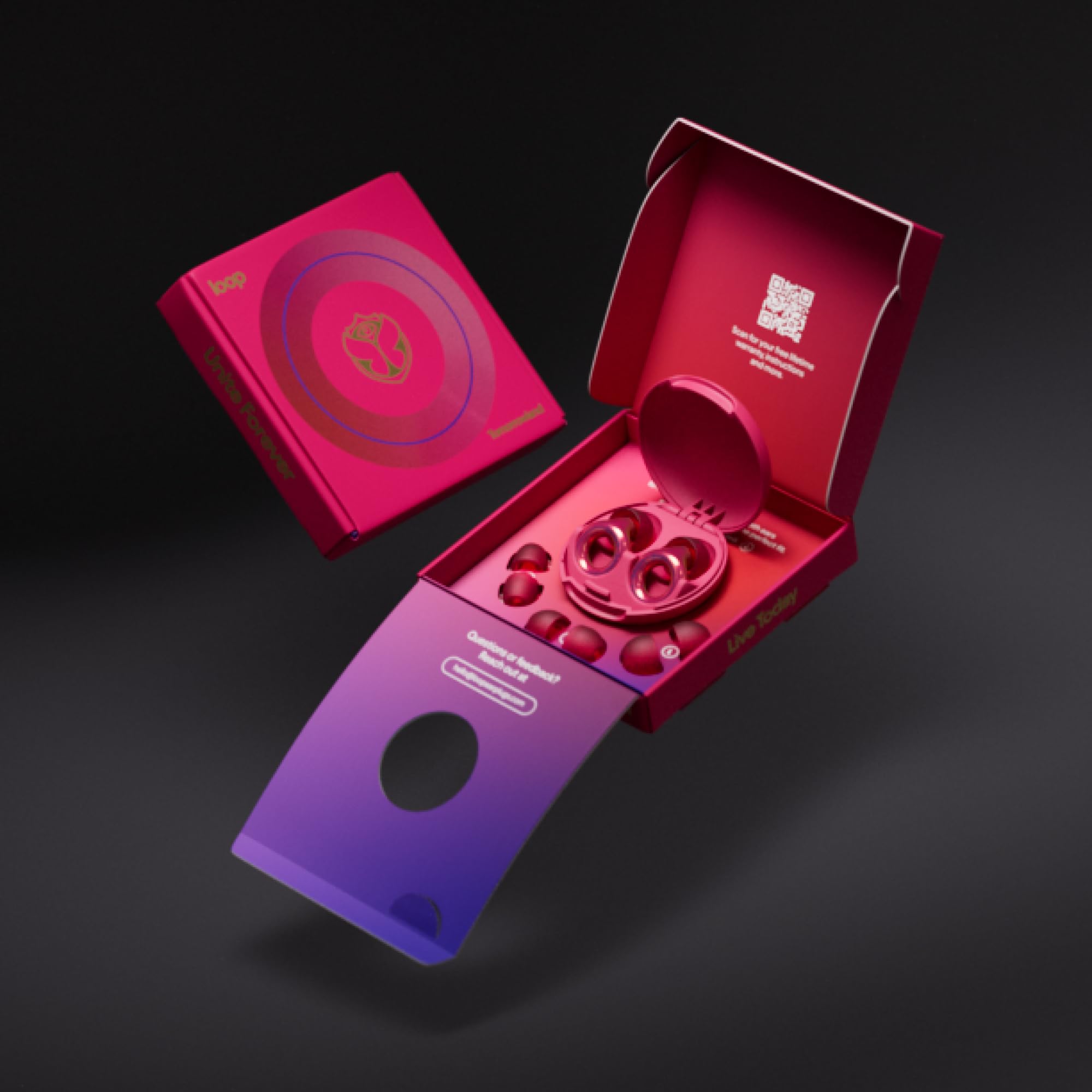 Tomorrowland x Loop Experience 2 earplugs in-use at front row for clear sound