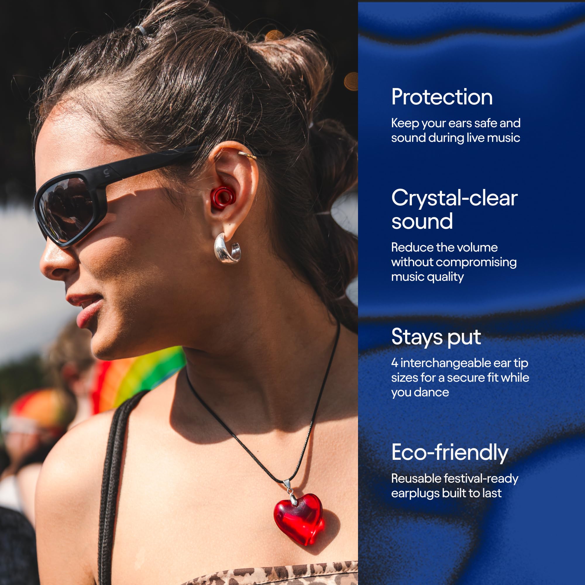 Tomorrowland x Loop Experience 2 earplugs packaging keeps them clean and portable