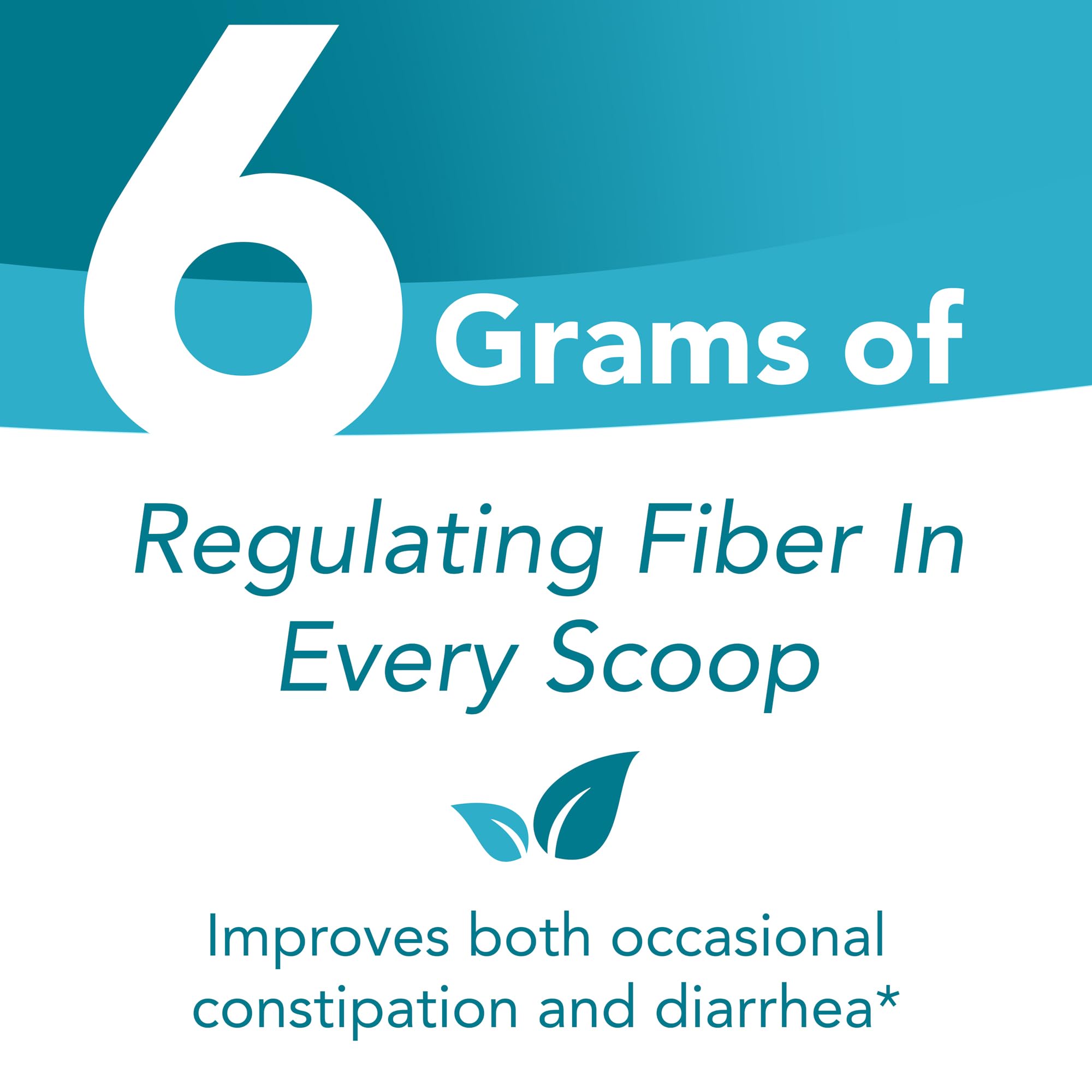 Sunfiber scoop measures a single serving of prebiotic fiber