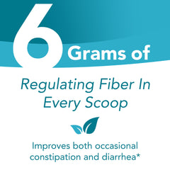 Sunfiber scoop measures a single serving of prebiotic fiber