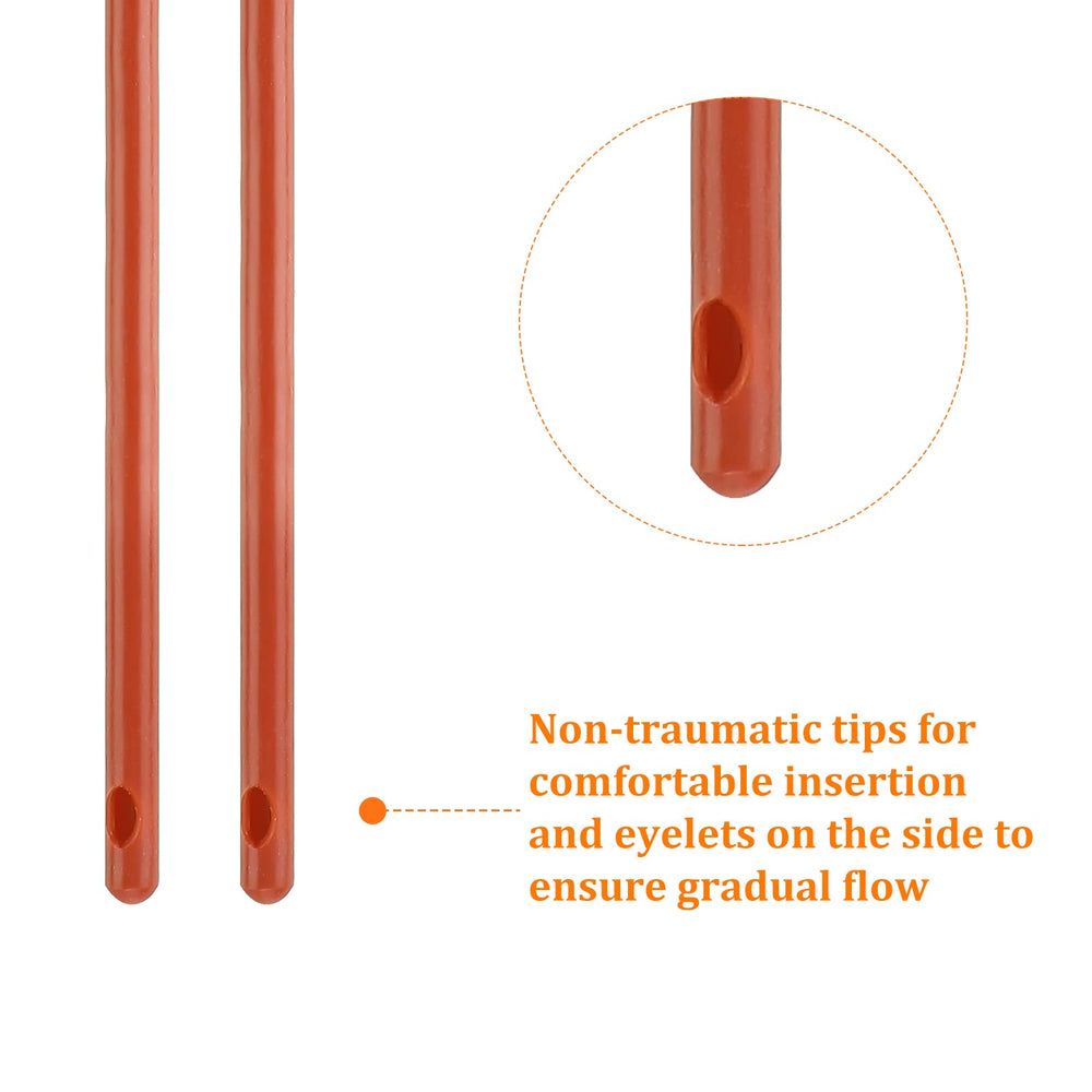 TonDiamio 39 cm enema tube, 18fr size suitable for routine use.