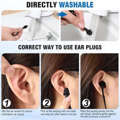Tondiamo noise reduction ear plugs for quieter work or rest