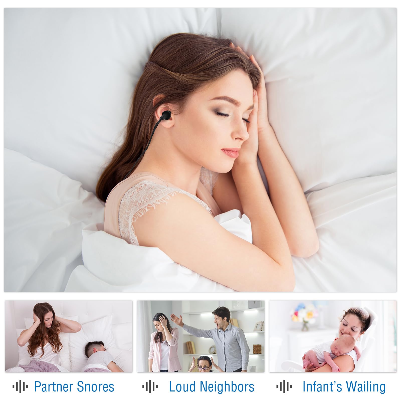 Tondiamo waterproof ear plugs for swimming and wet environments