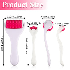 Tondiamo cellulite massage roller with a non-slip handle for easy self-use.