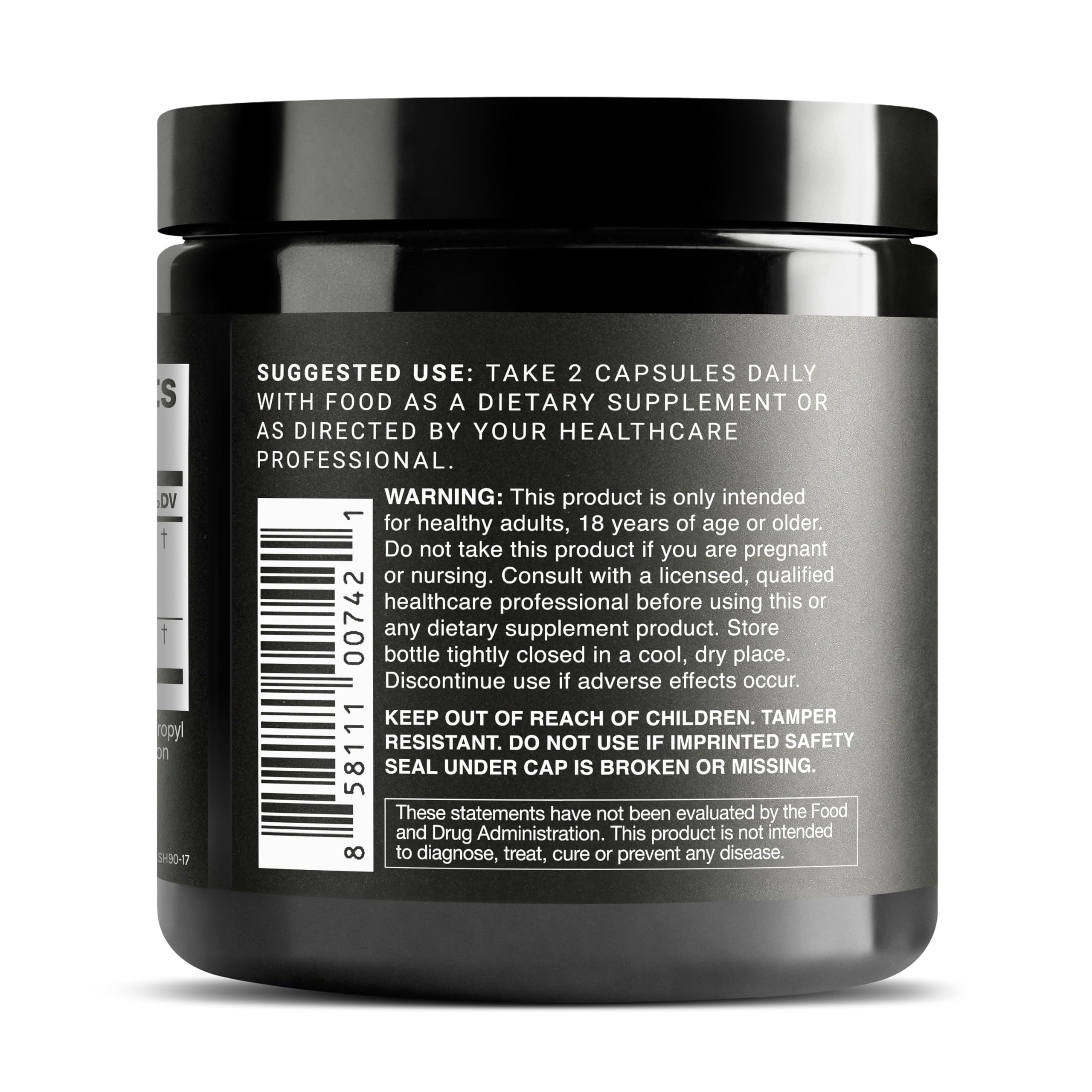 Toniiq Ashwagandha capsules on hand for daily routine