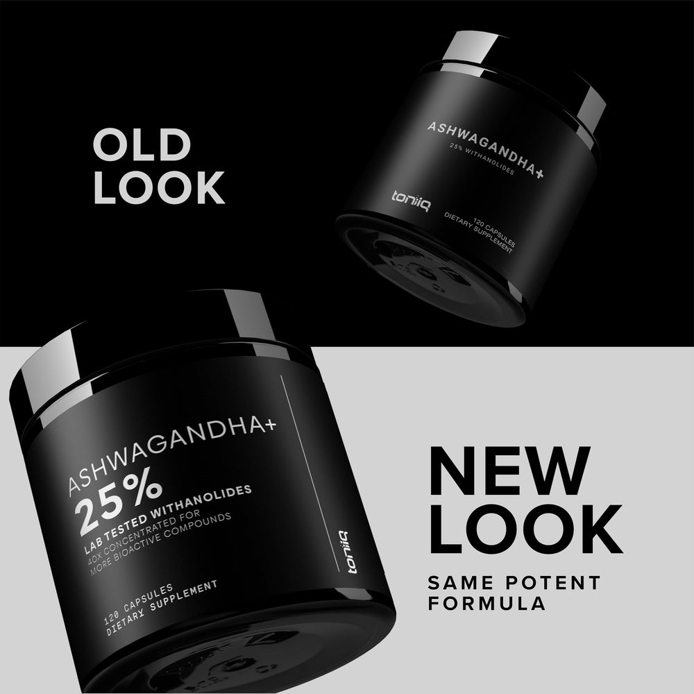 Toniiq Ashwagandha daily-use packaging ready for shelves