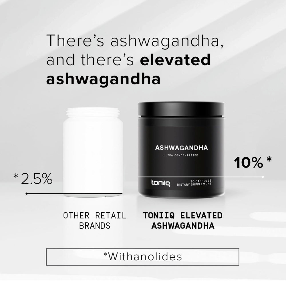 Toniiq Ashwagandha wild-harvest India foothills backdrop