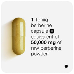 Toniiq Berberine HCl aqueous extraction preserves purity and potency