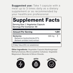 Toniiq Berberine HCl Himalayas origin highlighting wild roots for consistency