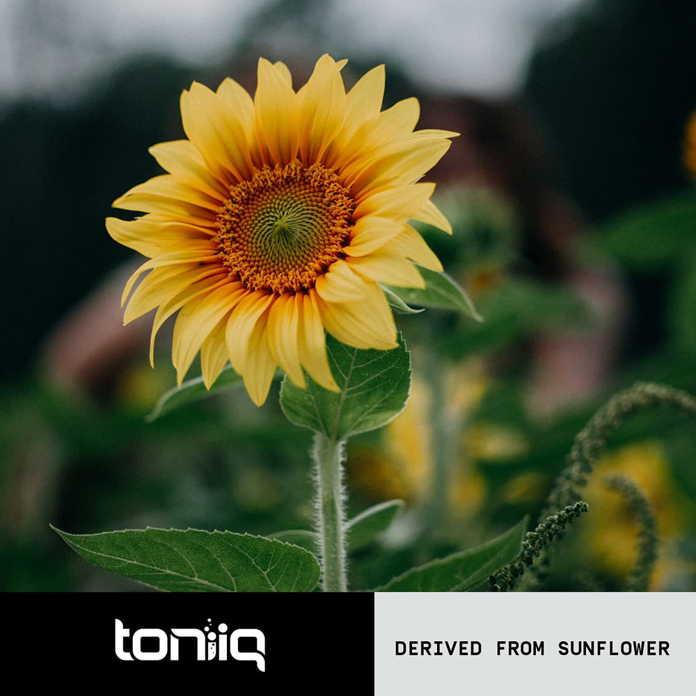 Toniiq bottle on a store shelf signaling quality and convenient packaging.