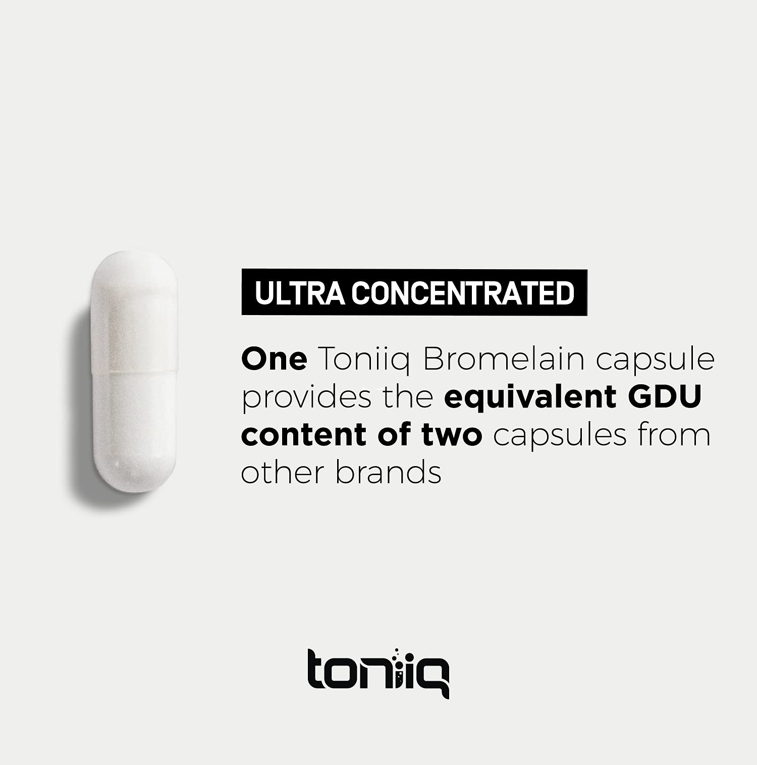 Toniiq Bromelain sourced from non-GMO pineapple