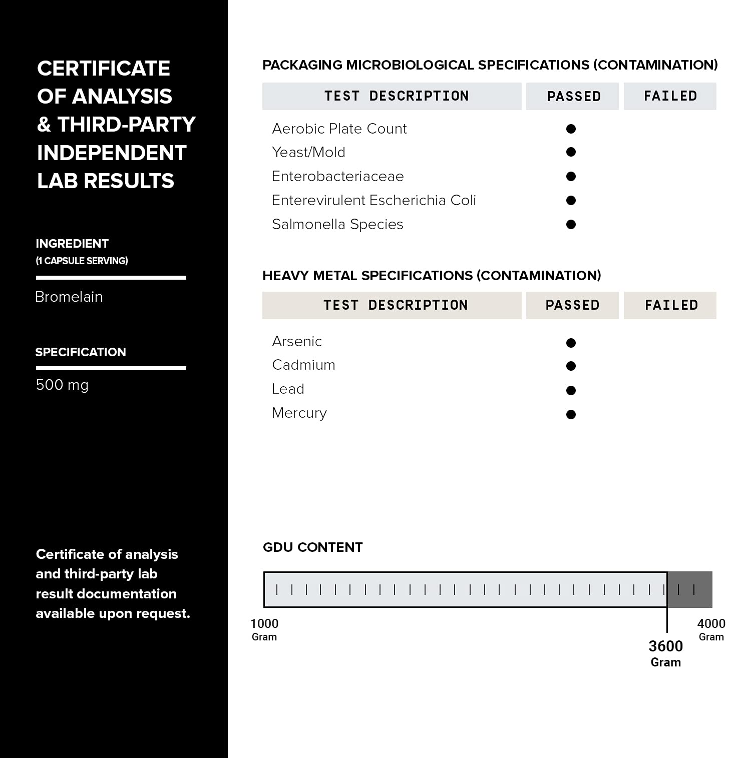 Toniiq Bromelain vegetarian capsules for clean daily use