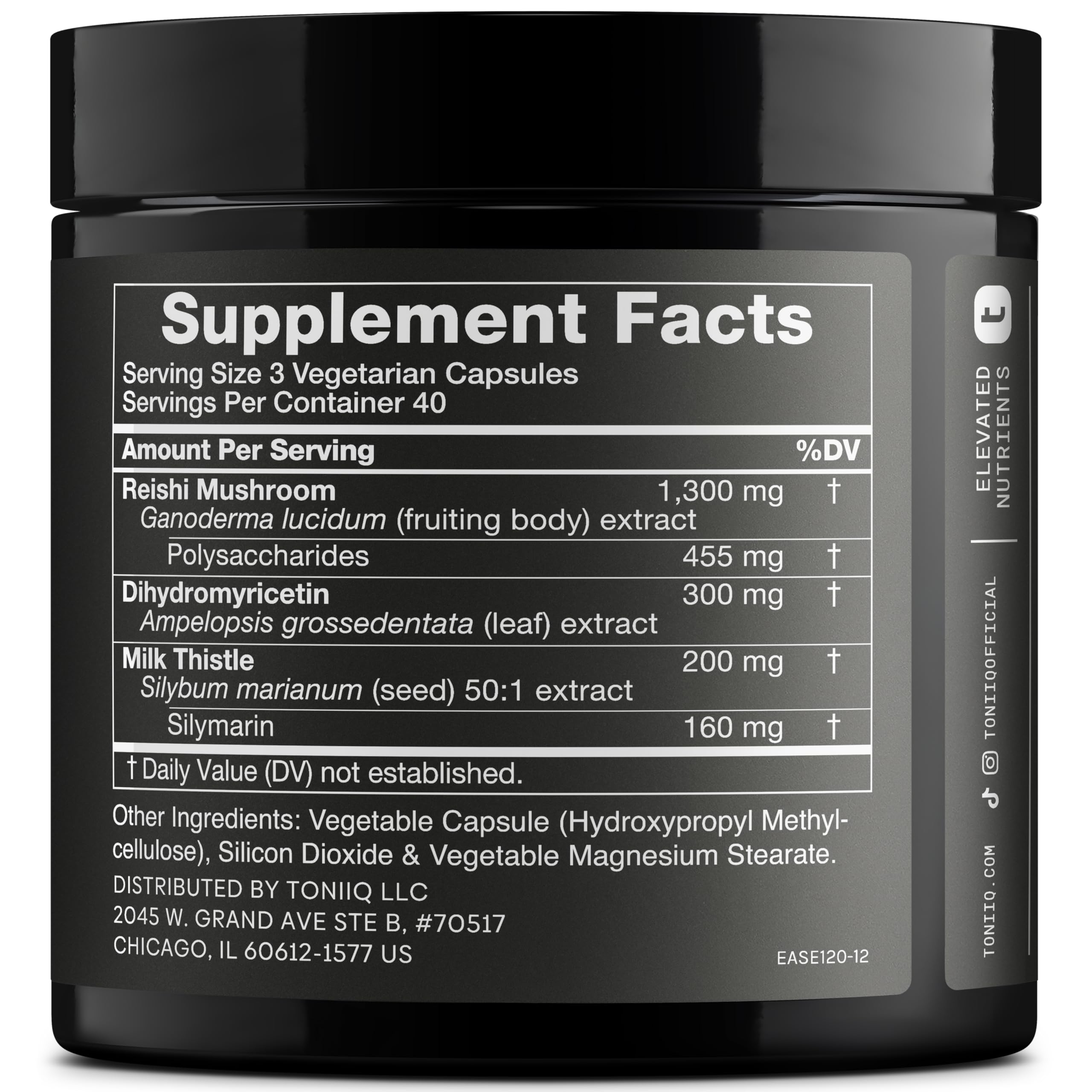 Toniiq Ease with DHM bottle pour illustrating quick daily use after a night out