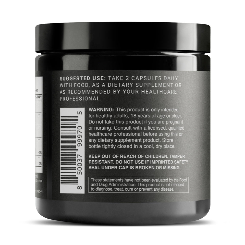 Toniiq Elite T Formula Ashwagandha capsules with 25% withanolides for balance